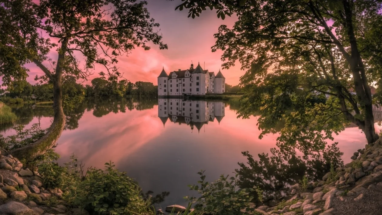 JPG5_Glücksburg at sunset