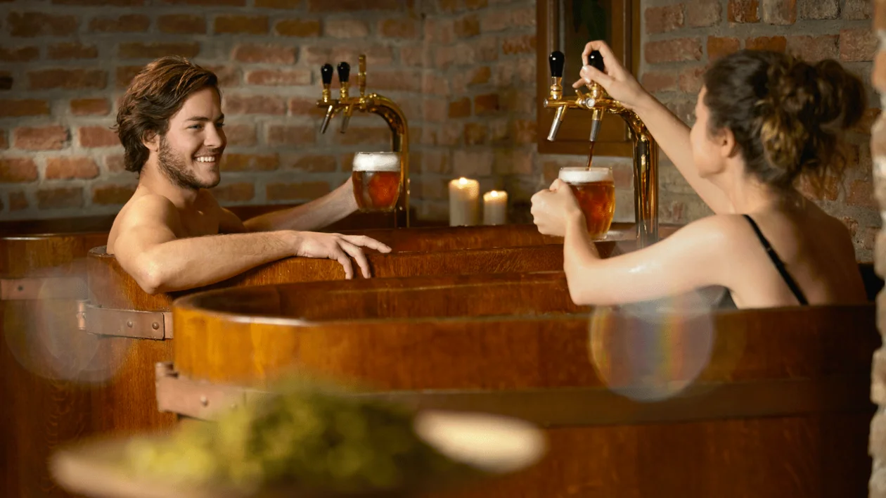 Delight all your senses and immerse yourself in the beer spa, © CzechTourism, David Marvan