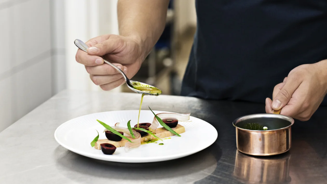 Gastronomy food being prepared, Denmark