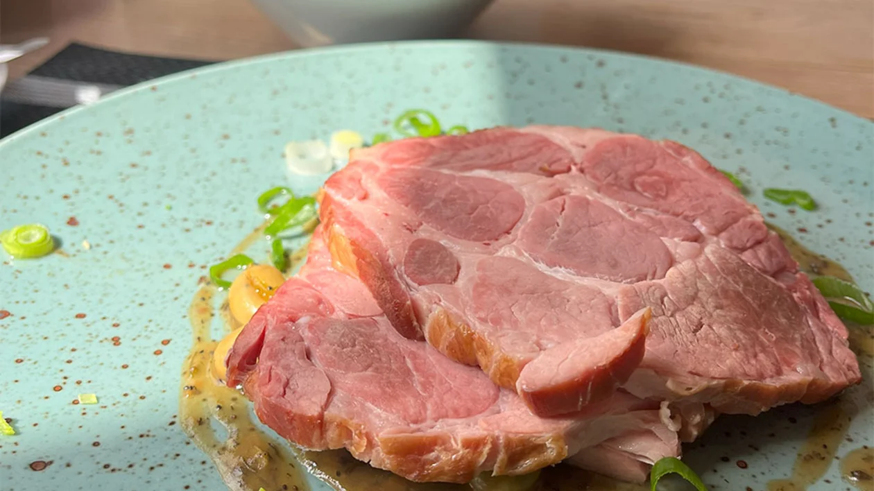 Luxembourg food in Vianden.