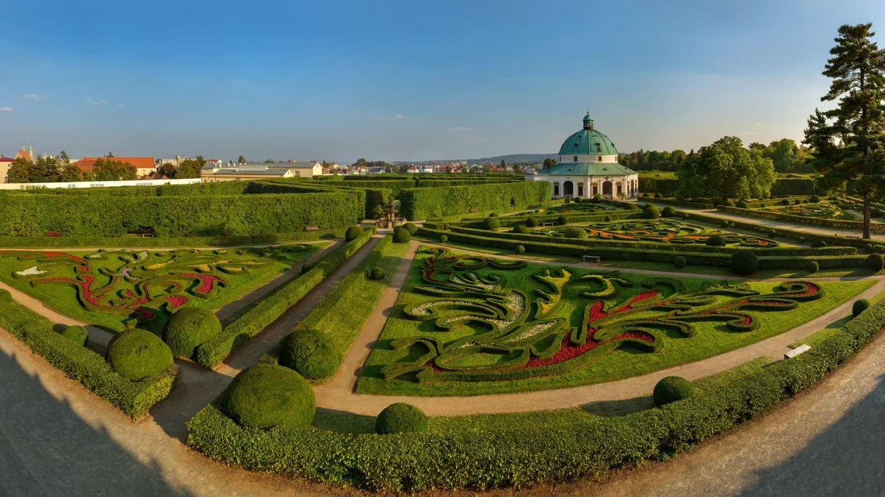 Flower Garden in Kroměříž, Czech Republic