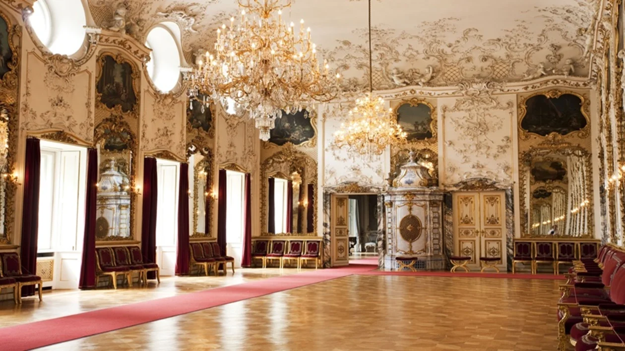 Ballroom in St. Emmeram Castle, Germany