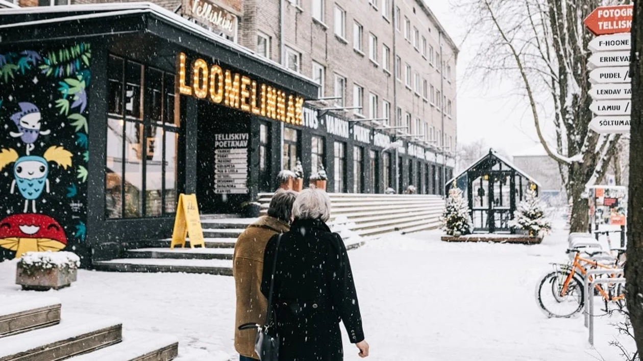 Telliskivi is a Tallinn hotspot, even in the coldest of weather. @Rasmus Jurkatam, Tallinn City Tourist Office & Convention Bureau.