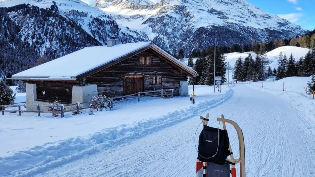 The longest toboggan sled run in Europe- Schlittelbahn Preda / Bergün, Switzerland. ©patrick.bruckner.sz