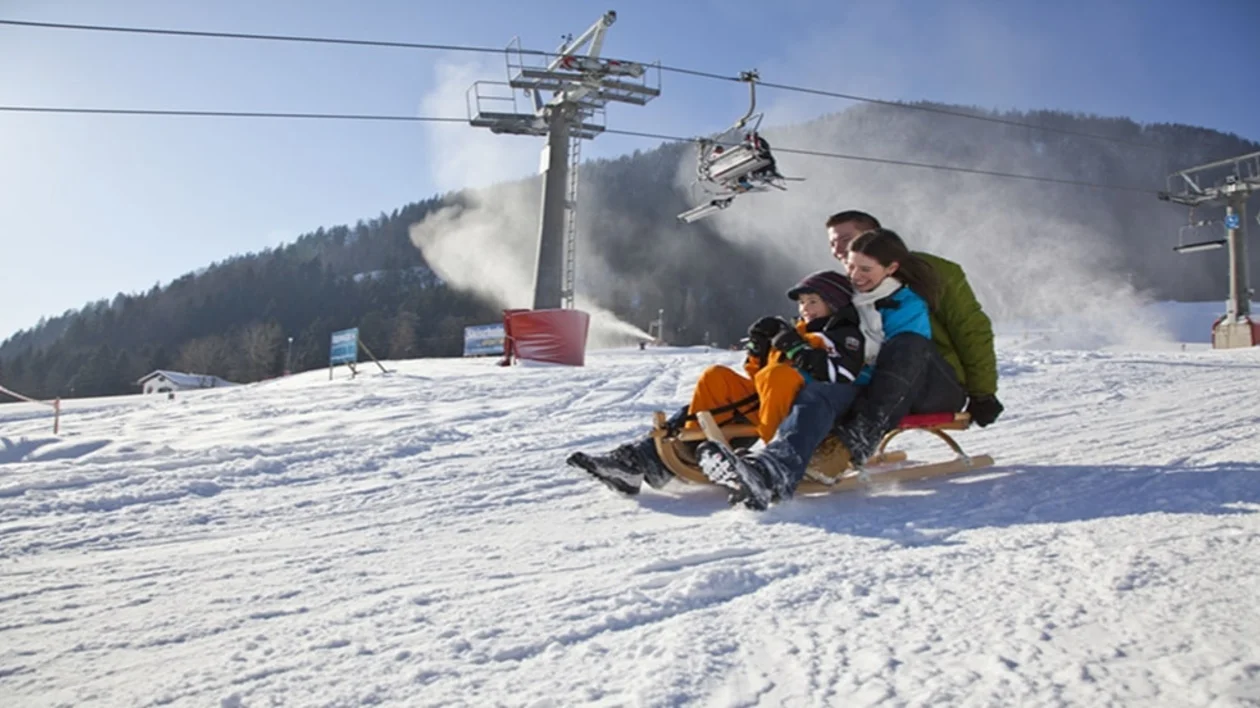 Oberaudorf-Hocheck: tobogganing at Erlebnisberg. © Adrian Greiter/ Chiemsee-Alpenland Tourismus