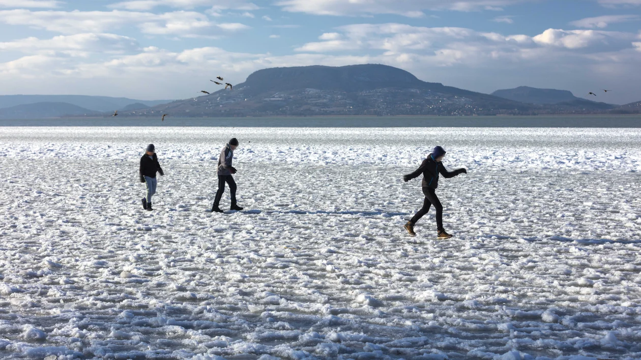 Winter in Lake Balaton © Hungarian Tourism Agency