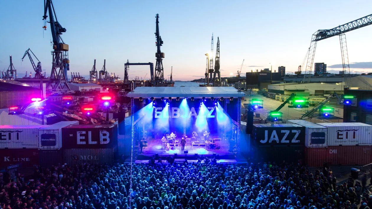 Check out the great music at the lbjazz music festival in the port of Hamburg