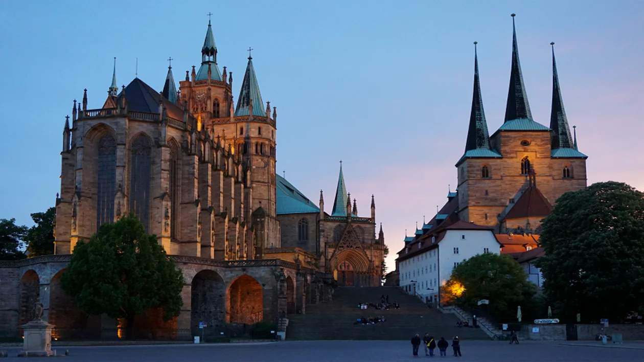 gothic Cathedral and St. Severi Church