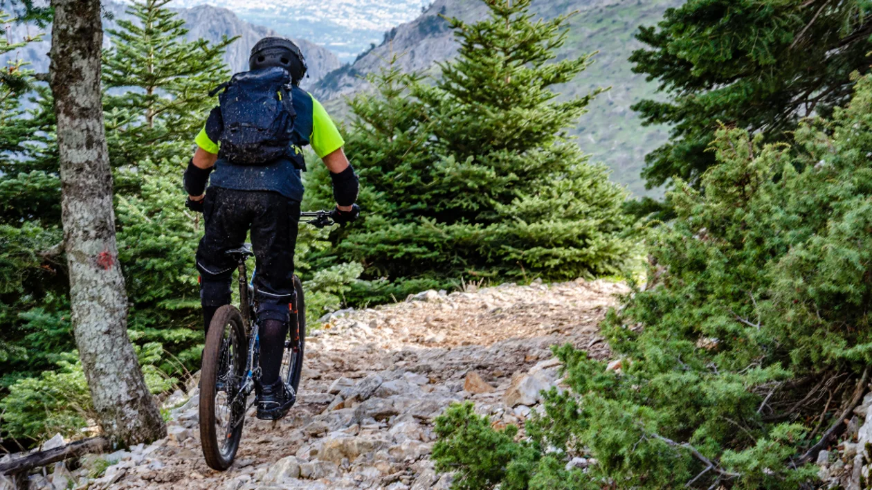 Biking on Mt. Parnitha