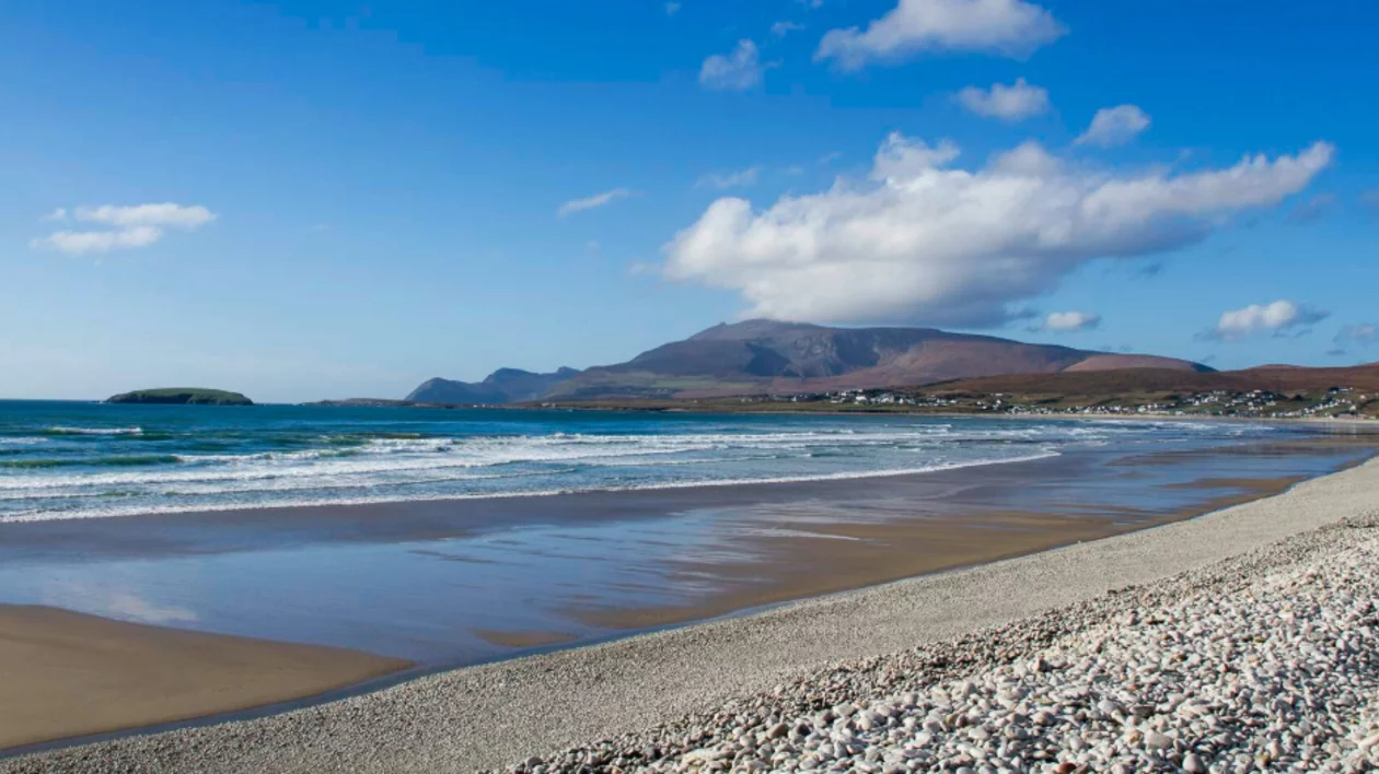 Keel Beach on Achill Island in County Mayo.
