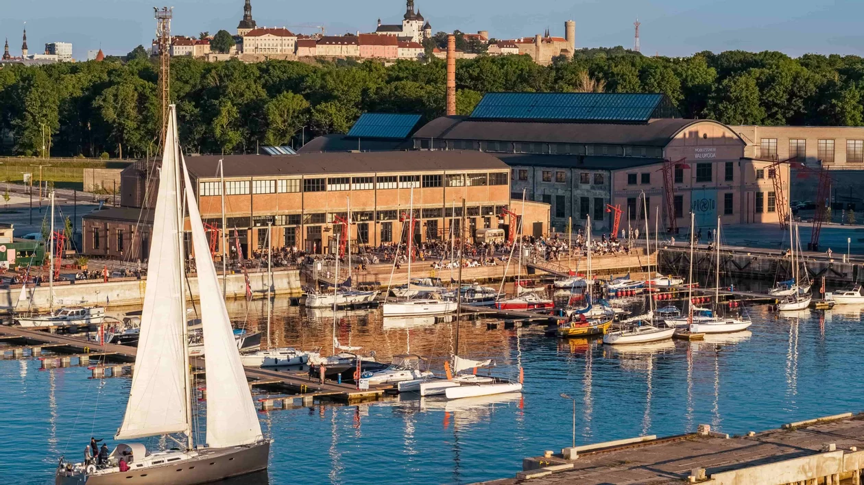 Noblessner Seafront Quarter in Tallinn.