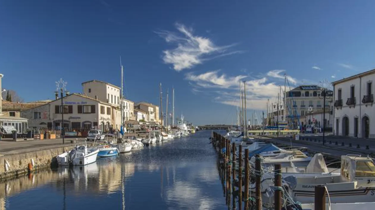 The riverside town of Marseillan in France is home to quaint shops and full of fish.