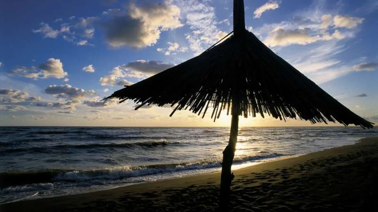 Find yourself on the shores of a relaxing beach in Montenegro like the one pictured here.