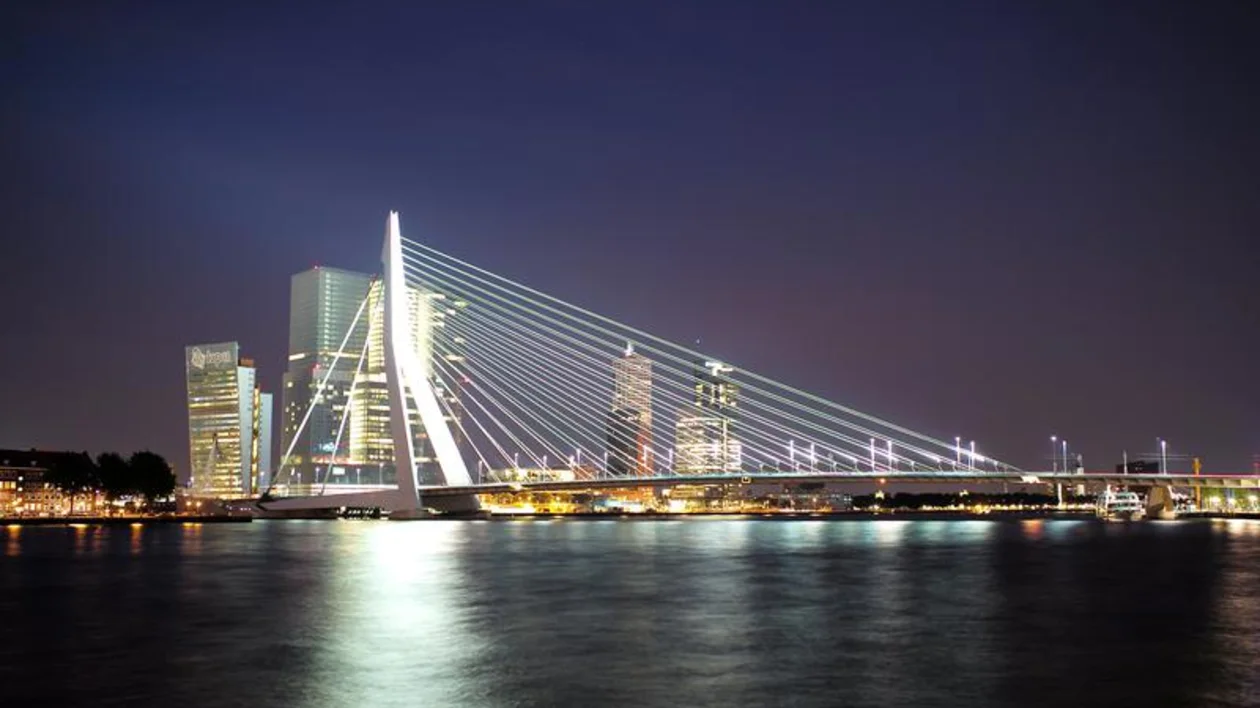 The Erasmus Bridge is just one of the wonders of the sea you'll find in Rotterdam.