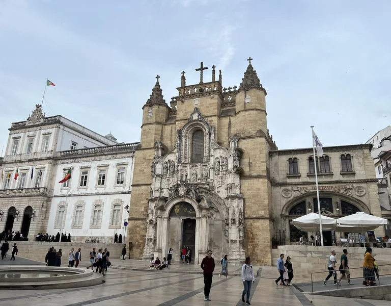 Café Santa Cruz, Coimbra, Portugal – The Café is “next door” to the Santa Cruz Monastery best known as “Igreja de Santa Cruz” © George Loverdos/Historic Cafés
