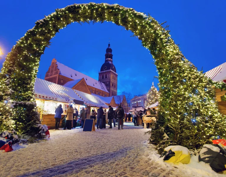 The winter fairy tale in Latvia.