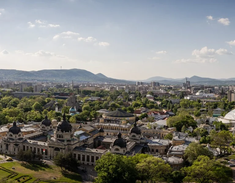 City Park in Budapest, Hungary