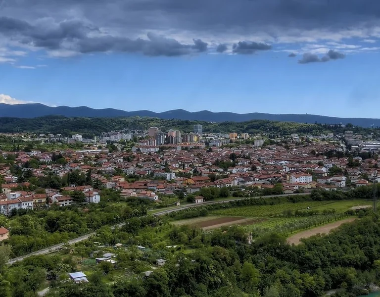 Nova Gorica city in Slovenia.