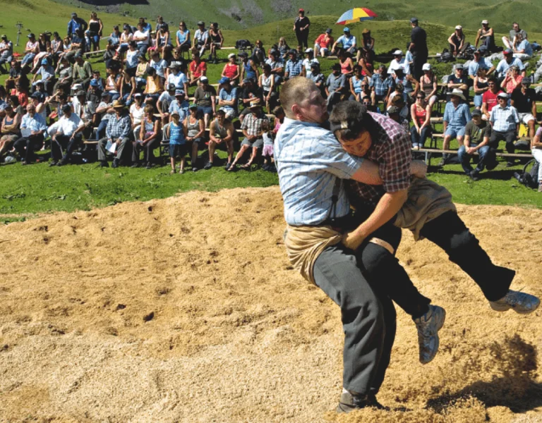 The Swiss form of wrestling. © Switzerland Tourism