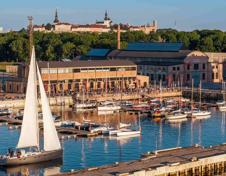 Noblessner Seafront Quarter in Tallinn.