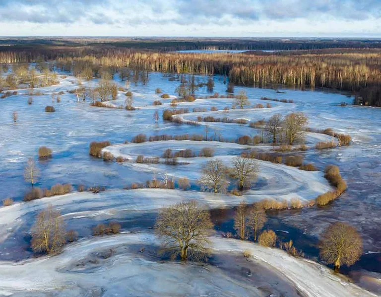 Fifth season in Soomaa National Park, Estonia