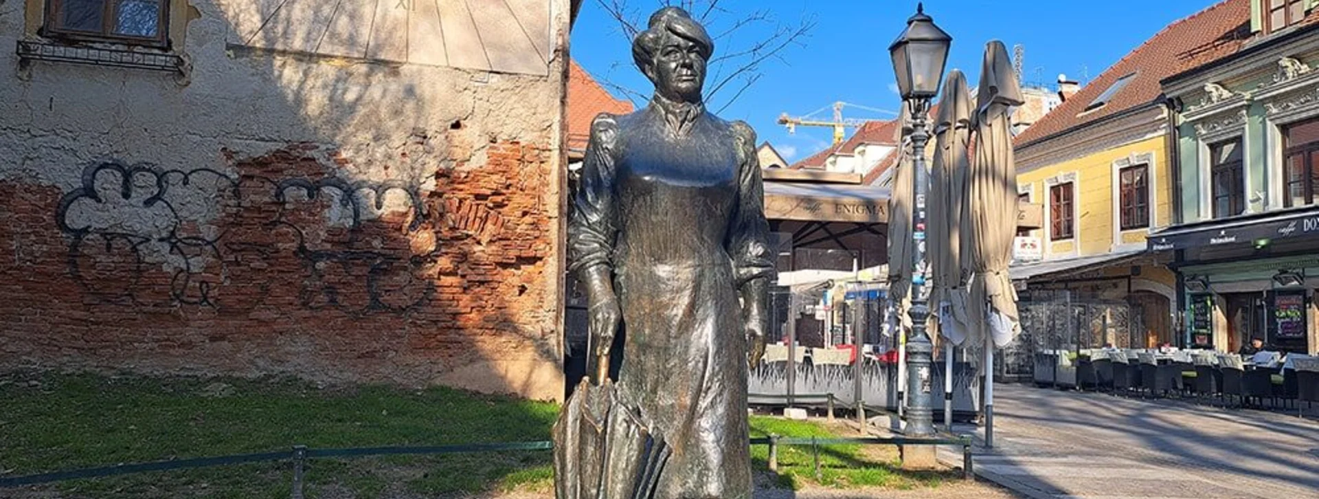 Remember Marija Juric Zagorka at her monument in Zagreb