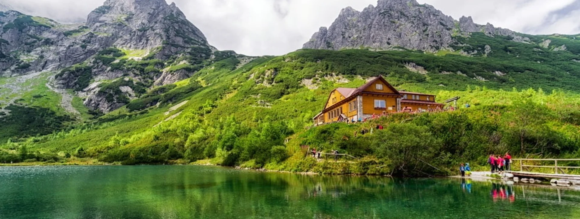 Admire beautiful scenery and enjoy the hospitality of the Chata pri Zelenom plese, one of 13 chalets in the High Tatras.