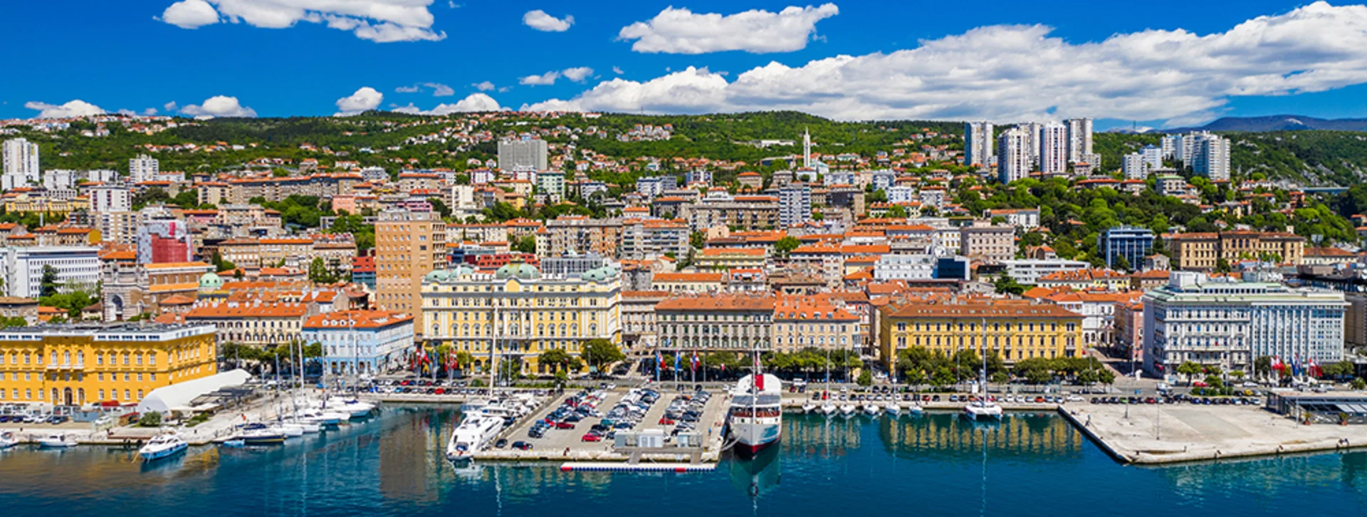 Take a boat ride to the port of Rijeka for a great view of the city.