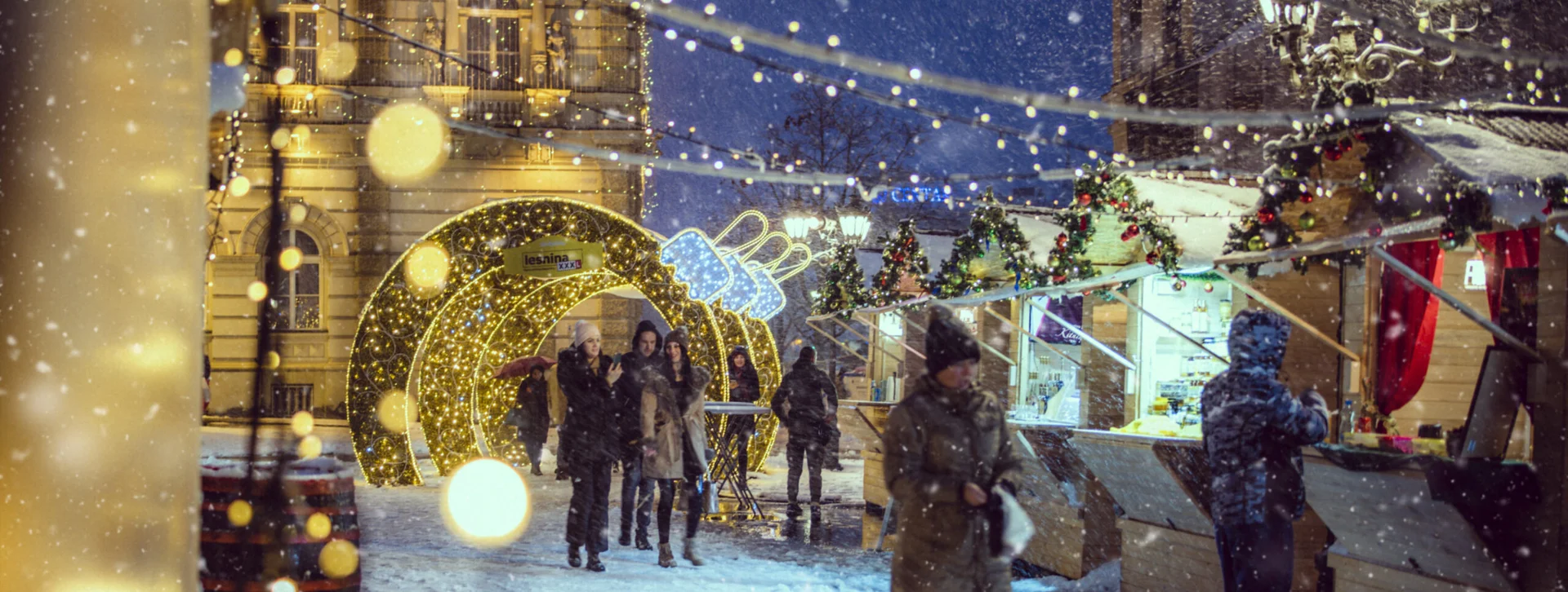 Walk through a winter fantasy in Novi Sad