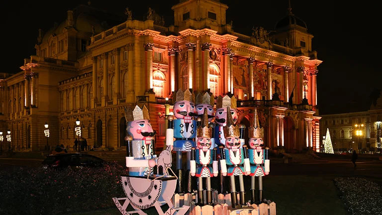 Attend a holiday performance at the Croatian National Theatre, Zagreb