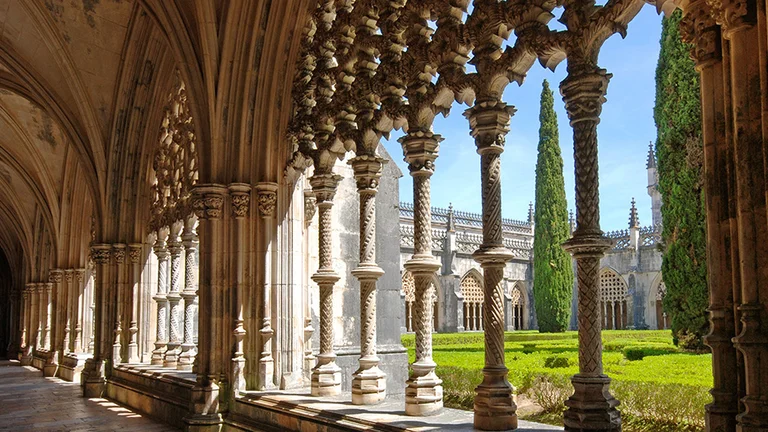 Find a moment to reflect in the calm of Batalha Monastery.