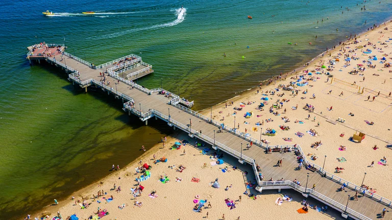 Get in the water at Gdańsk Brzeźno by renting a water amphibian!