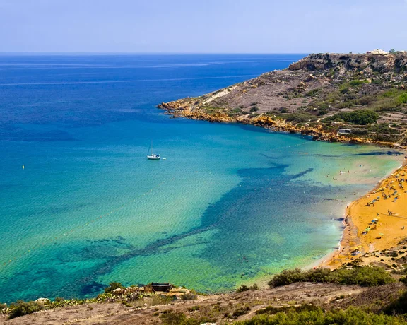 Fit for a king - Ramla bay, Gozo