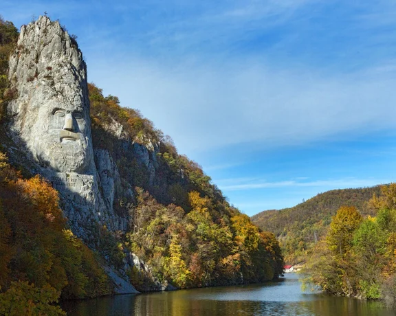 Be sure your camera is charged for the Decebal Head at the Iron Gates, Romania