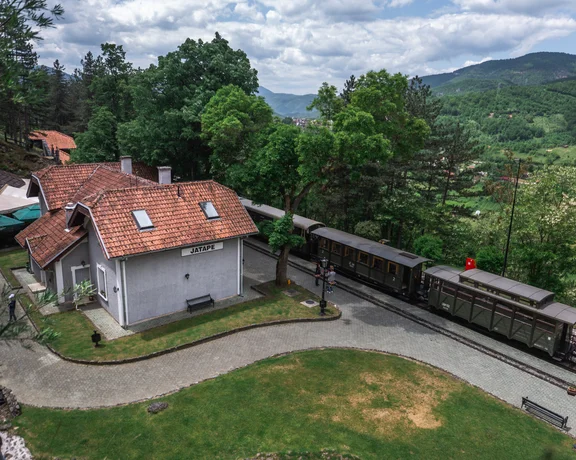 Watch for picturesque Jatare train station in the middle of the hills.