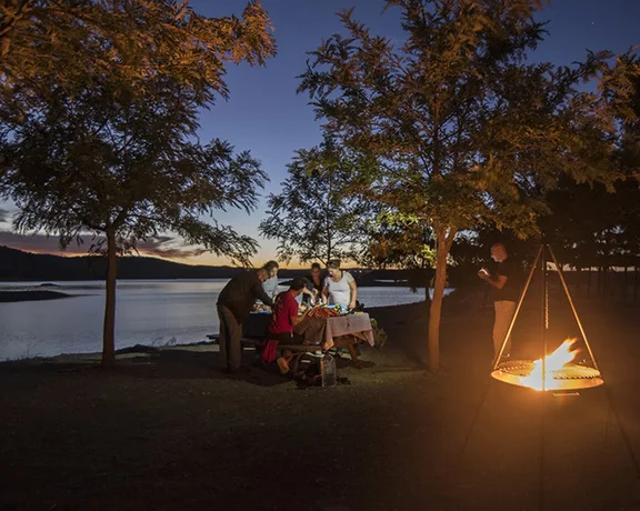 Relax by your campfire in the Alentejo and review another great outdoor day in Portugal.